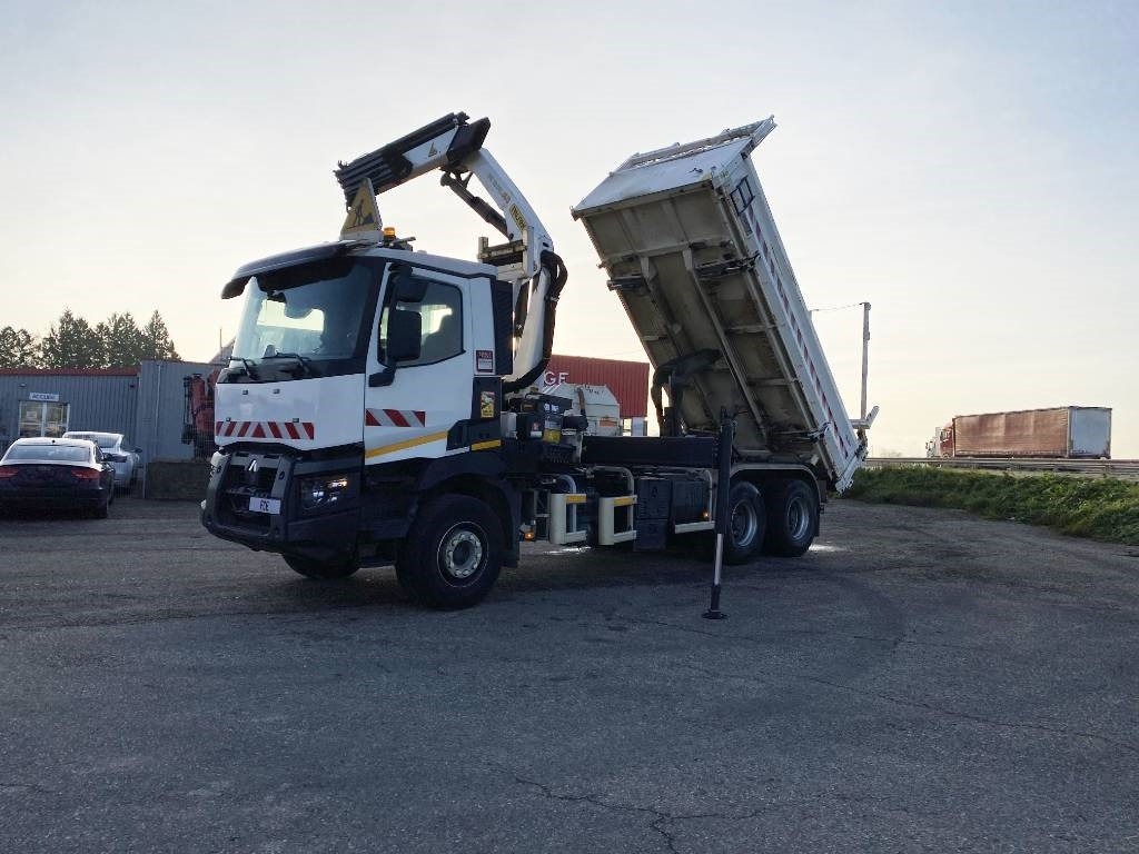 Renault C430 Dti11-Palfinger PK19.001/Tri-Benne endommagé - Camion benne: photos 2 Renault C430 Dti11-Palfinger PK19.001/Tri-Benne endommagé - Camion benne: photos 2