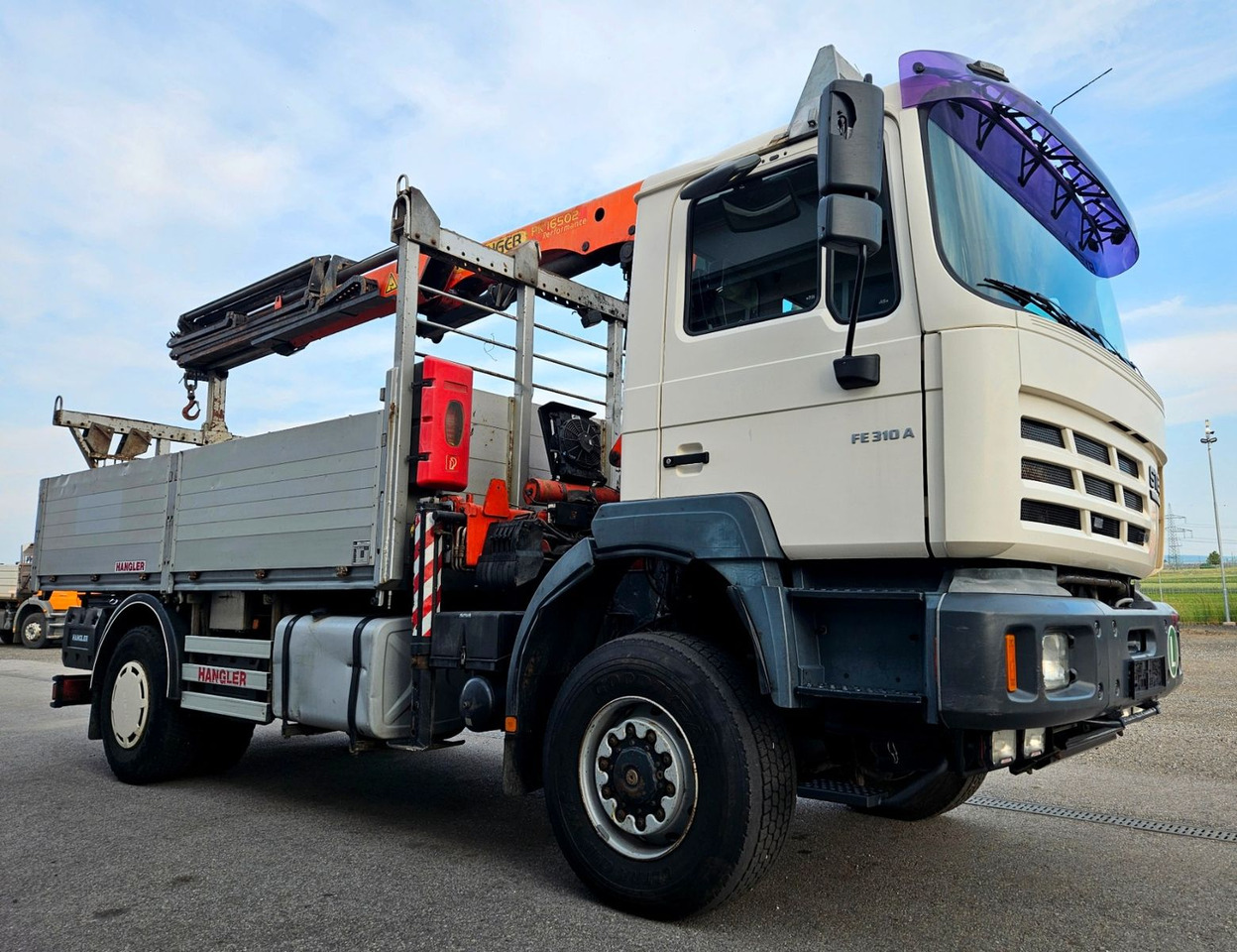 Camion grue MAN FE310 A 4x4 Palfinger PK16502 Funk Kran: photos 6