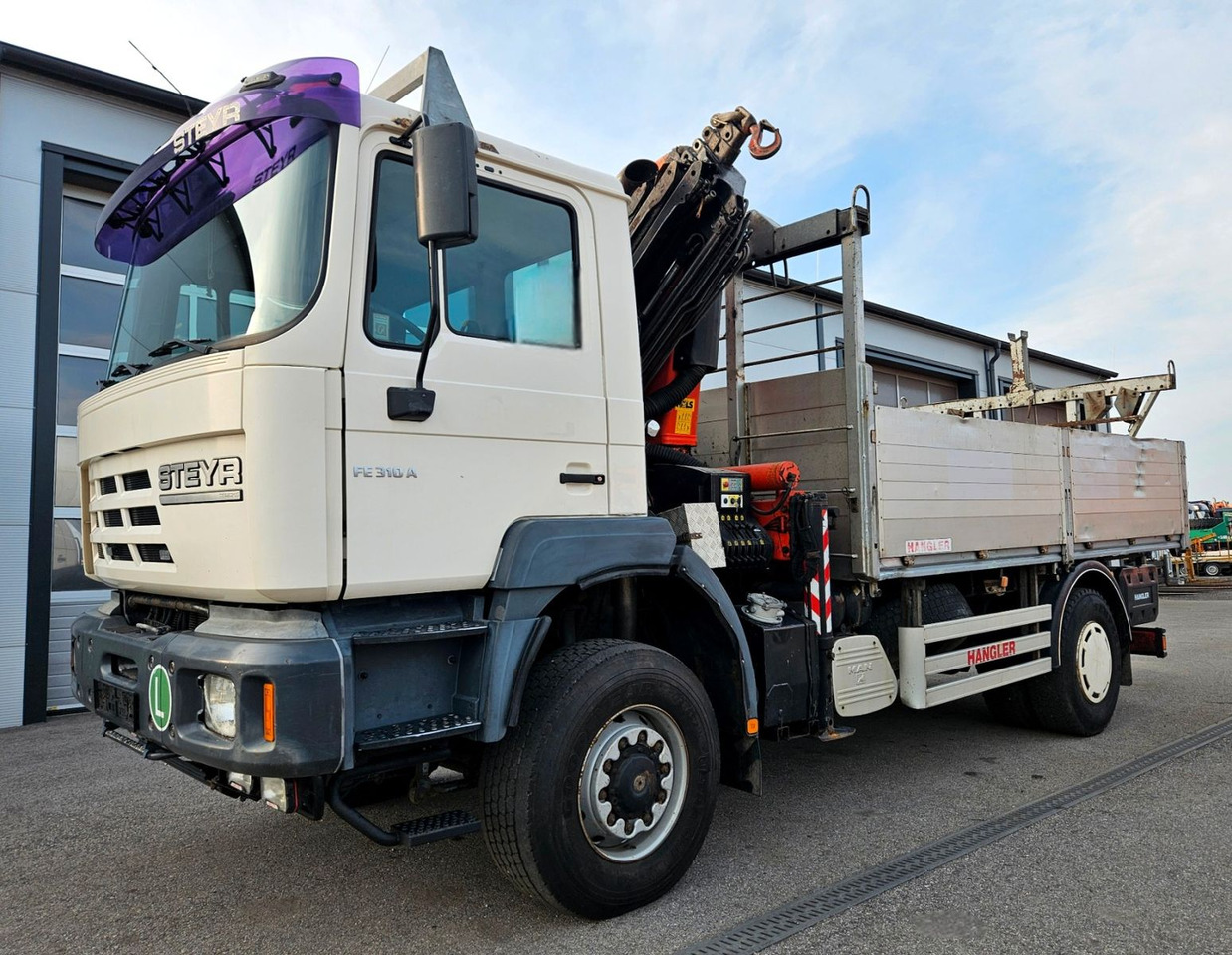 Camion grue MAN FE310 A 4x4 Palfinger PK16502 Funk Kran: photos 7
