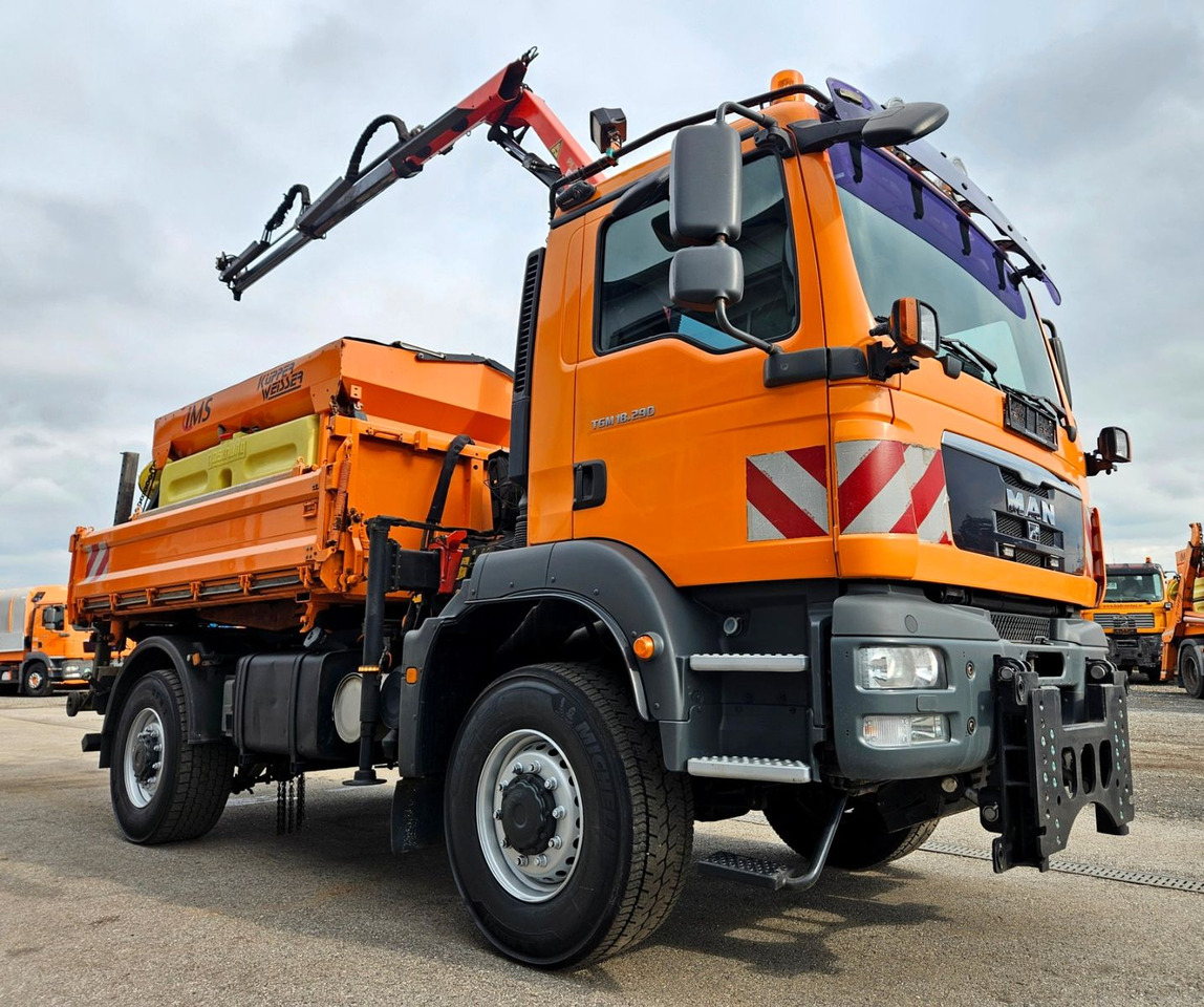 MAN TGM 18.290 4x4 Palfinger PK7001 Kran Funk Euro5 - Camion benne, Camion grue: photos 3 MAN TGM 18.290 4x4 Palfinger PK7001 Kran Funk Euro5 - Camion benne, Camion grue: photos 3