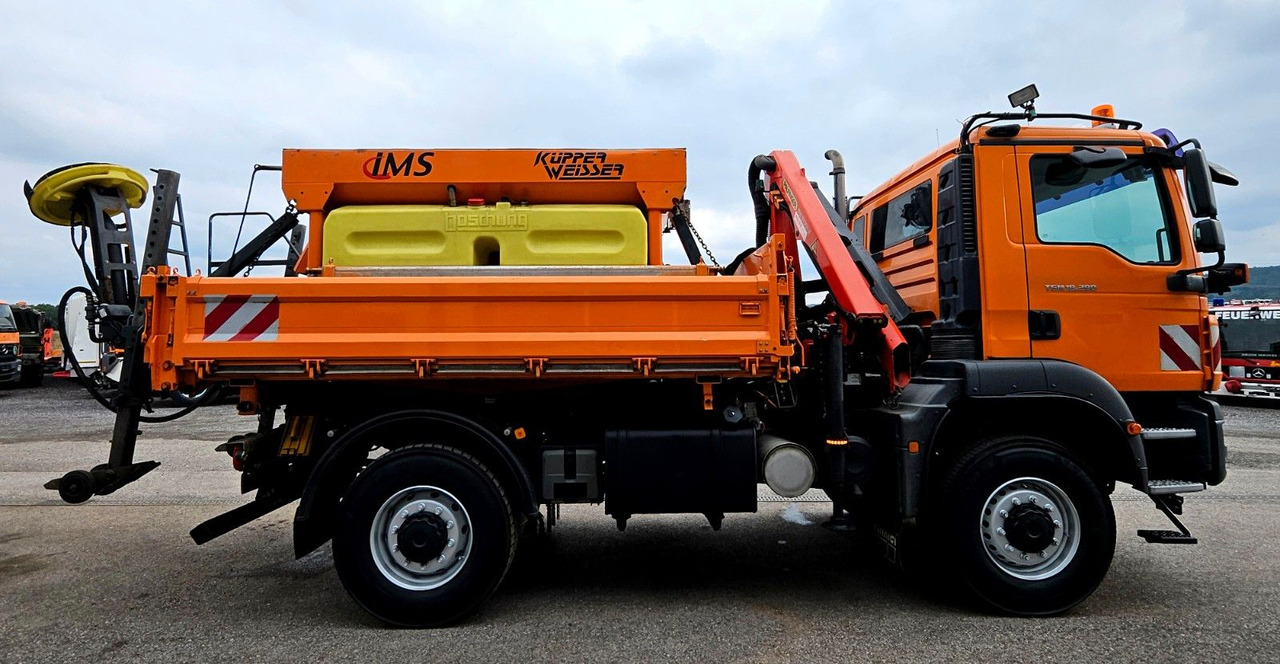 MAN TGM 18.290 4x4 Palfinger PK7001 Kran Funk Euro5 - Camion benne, Camion grue: photos 2 MAN TGM 18.290 4x4 Palfinger PK7001 Kran Funk Euro5 - Camion benne, Camion grue: photos 2