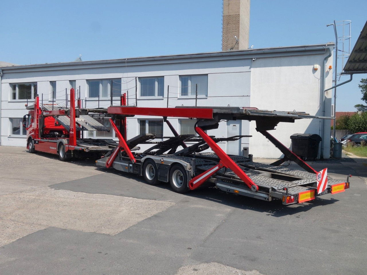 Volvo FM 460 Kässbohrer Vario / Supertrans - Camion porte-voitures: photos 5 Volvo FM 460 Kässbohrer Vario / Supertrans - Camion porte-voitures: photos 5