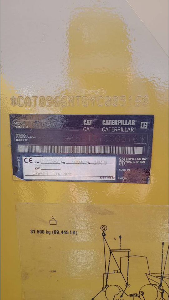 CAT 966M - Chargeuse sur pneus: photos 5 CAT 966M - Chargeuse sur pneus: photos 5