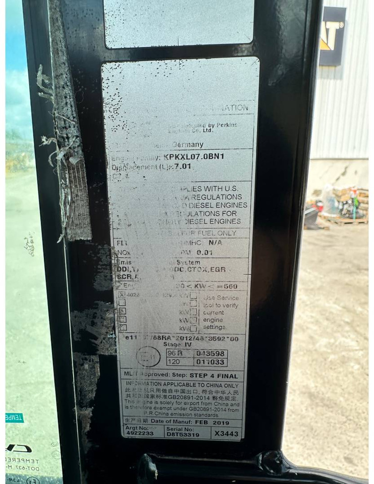 Pelle sur pneus CAT M318F: photos 14