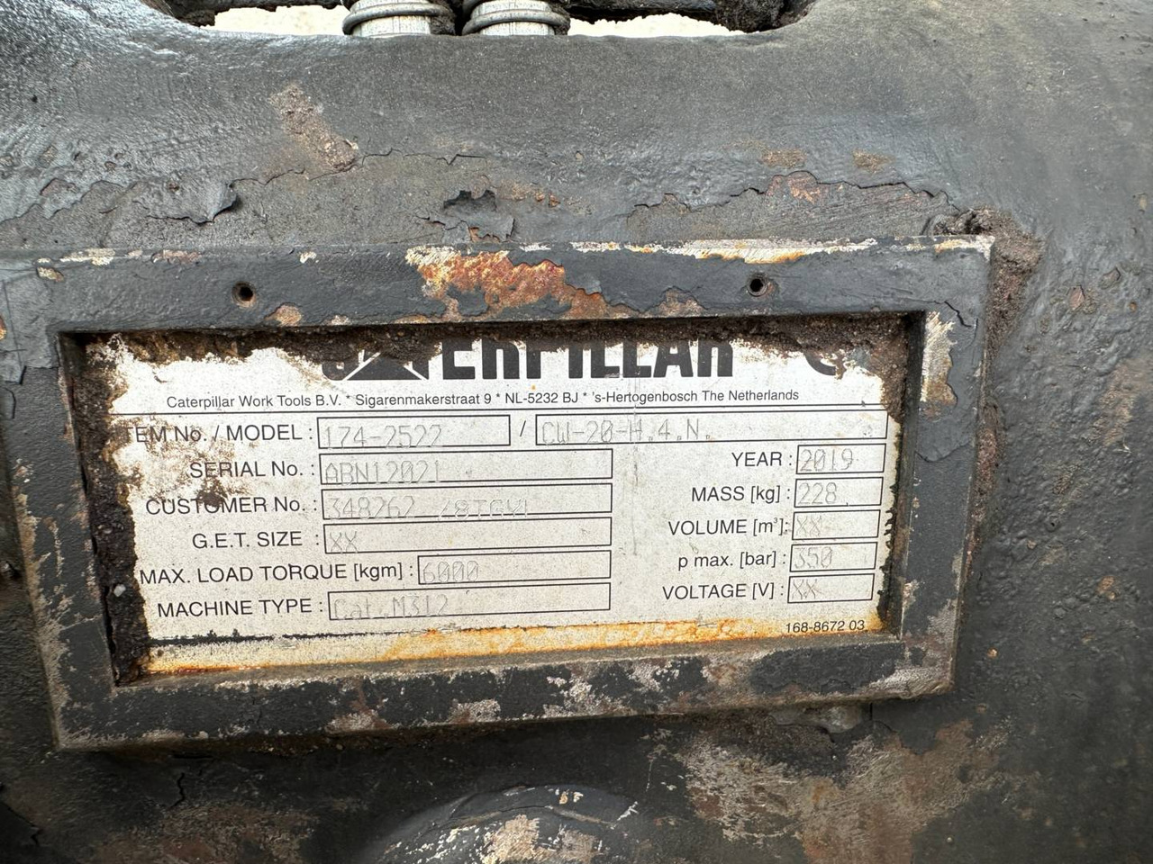 Pelle sur pneus CAT M318F: photos 23