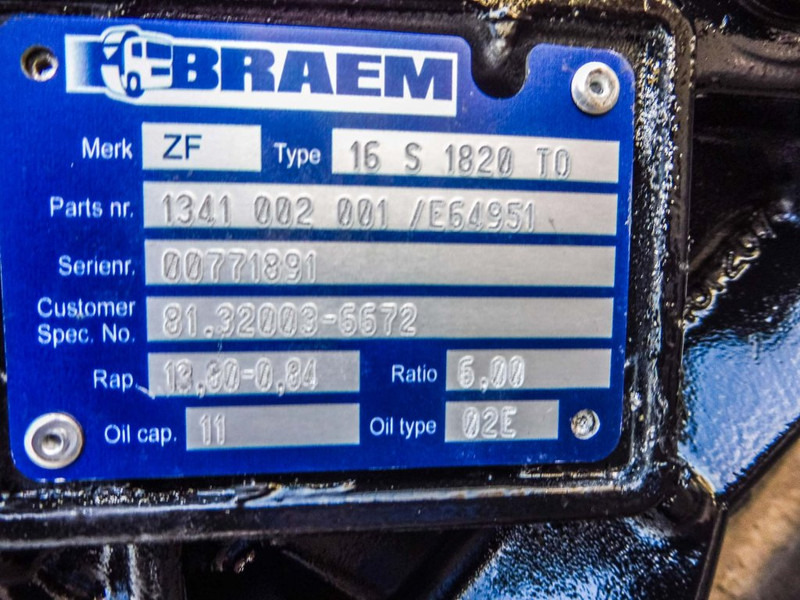 ZF 16S1820TO - Boîte de vitesse pour Camion: photos 5 ZF 16S1820TO - Boîte de vitesse pour Camion: photos 5