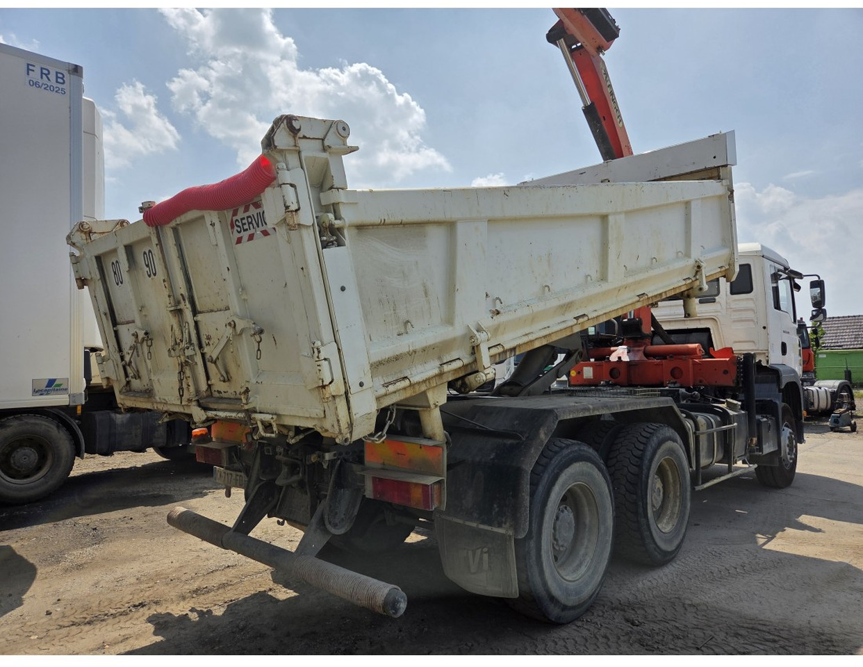 MAN TGA 26.350 6X4 BORDMATIC TIPPER CRANE PALFINGER PK15500 - Camion benne, Camion grue: photos 2 MAN TGA 26.350 6X4 BORDMATIC TIPPER CRANE PALFINGER PK15500 - Camion benne, Camion grue: photos 2