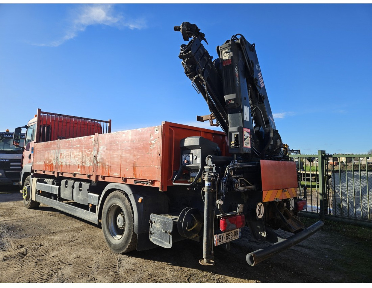 MAN TGS 18.400 Euro 5 Flat bed Full Spring suspension HIAB 122E -3 hiduo Crane Kran Remote - Camion plateau, Camion grue: photos 2 MAN TGS 18.400 Euro 5 Flat bed Full Spring suspension HIAB 122E -3 hiduo Crane Kran Remote - Camion plateau, Camion grue: photos 2