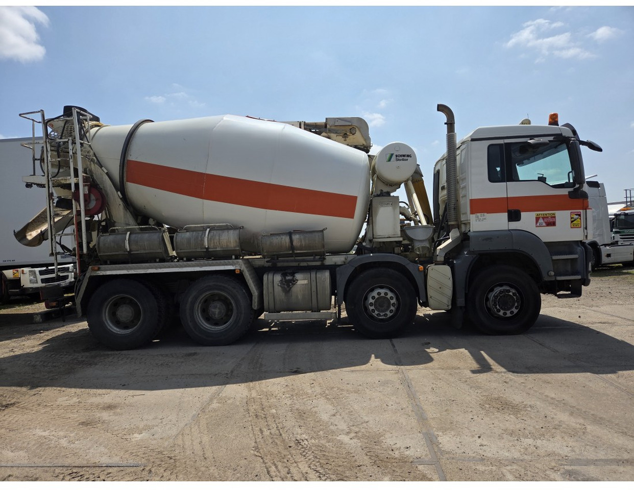 MAN TGS 35.400 8X4 Concrete Mixer Stetter 9m3 Steelsuspension - Camion malaxeur: photos 5 MAN TGS 35.400 8X4 Concrete Mixer Stetter 9m3 Steelsuspension - Camion malaxeur: photos 5