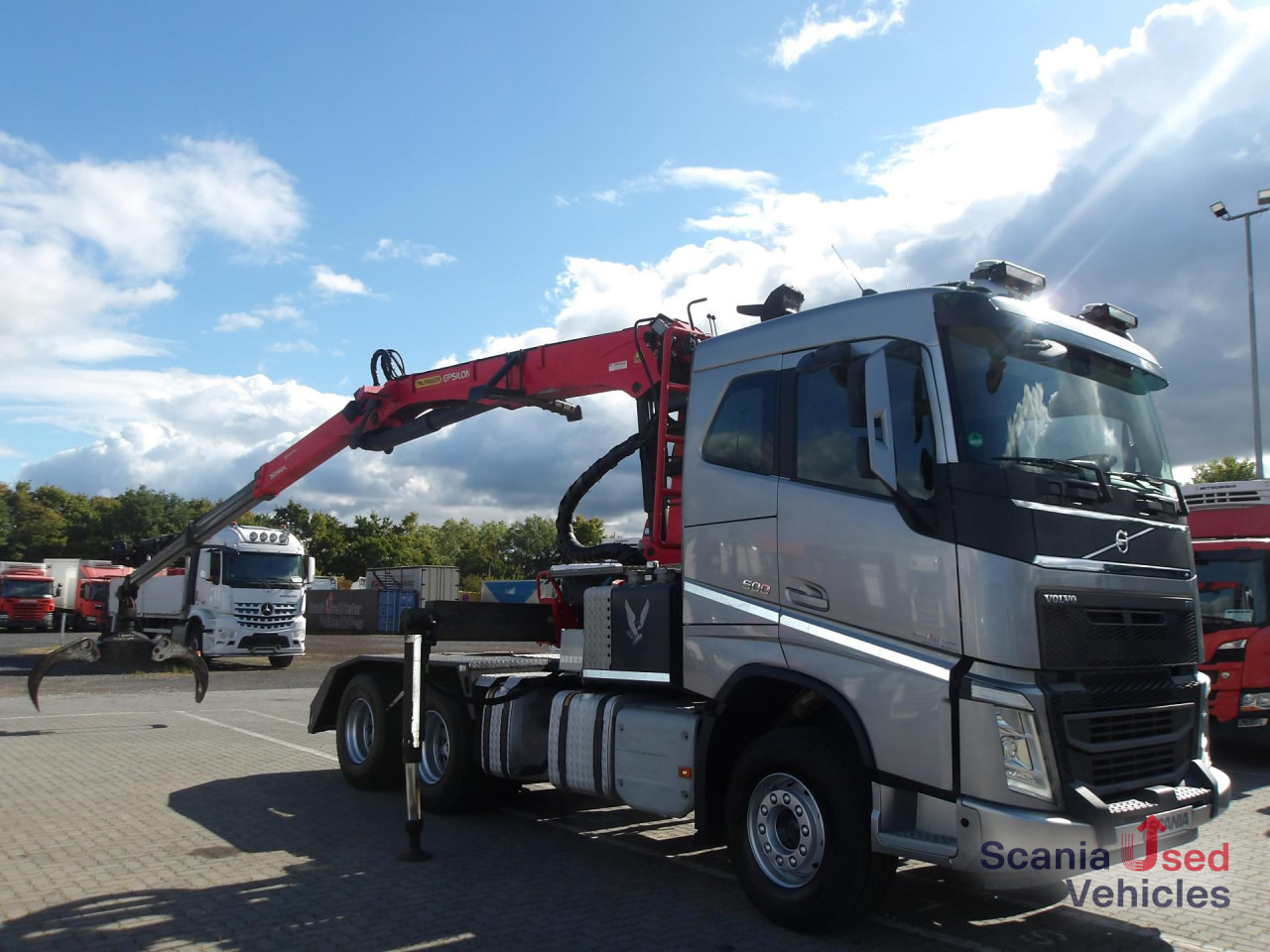 Camion grumier VOLVO FH500 - 6X4 - Palfinger Epsilon S260 L - Langholz: photos 14