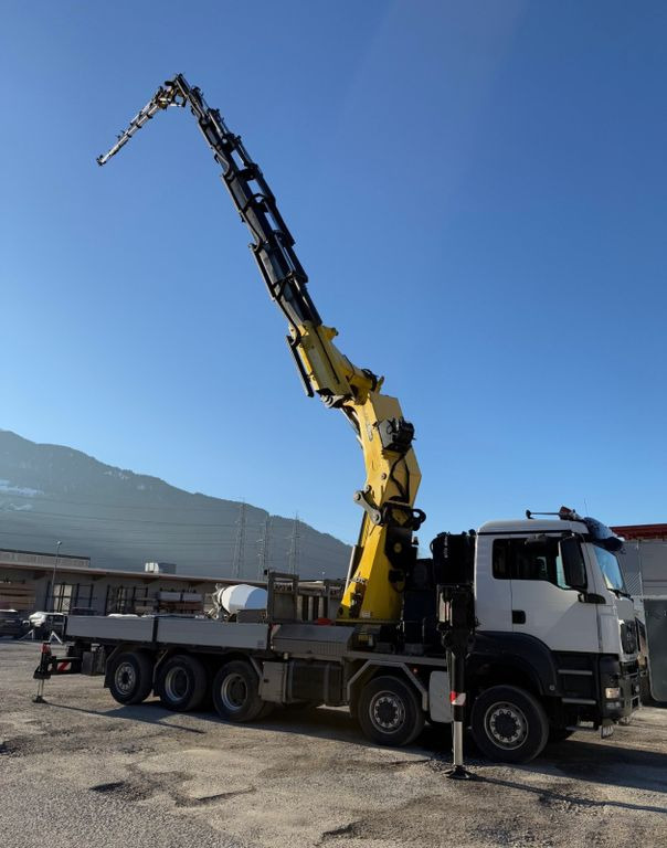 MAN TGS 41.480 10x8,E5,Palfinger 150002,FLYJIB,Winch - Camion grue, Camion plateau: photos 1 MAN TGS 41.480 10x8,E5,Palfinger 150002,FLYJIB,Winch - Camion grue, Camion plateau: photos 1