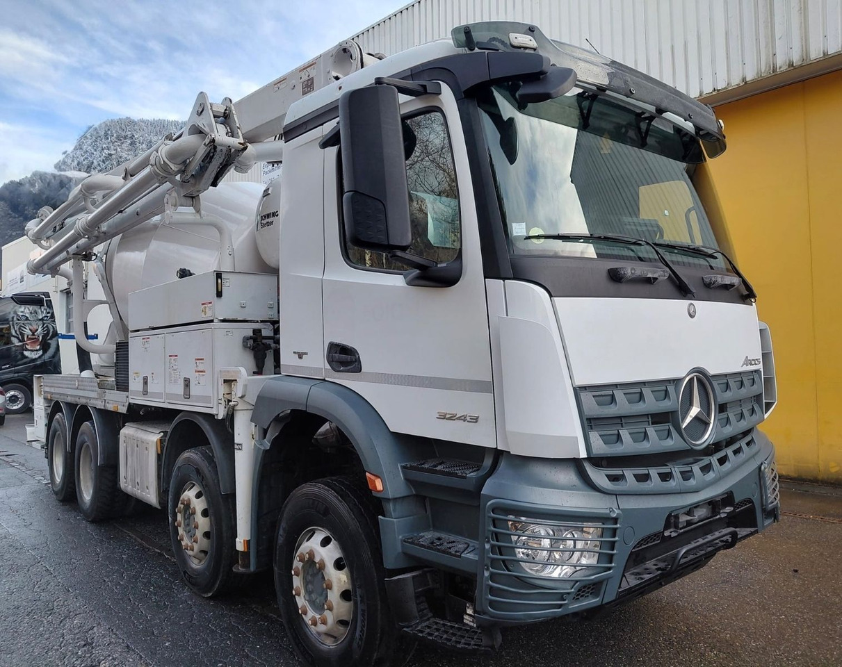 Mercedes-Benz Arocs 3243 8x4, E6, Schwing 24m, Stetter 7m3 - Camion pompe: photos 1 Mercedes-Benz Arocs 3243 8x4, E6, Schwing 24m, Stetter 7m3 - Camion pompe: photos 1
