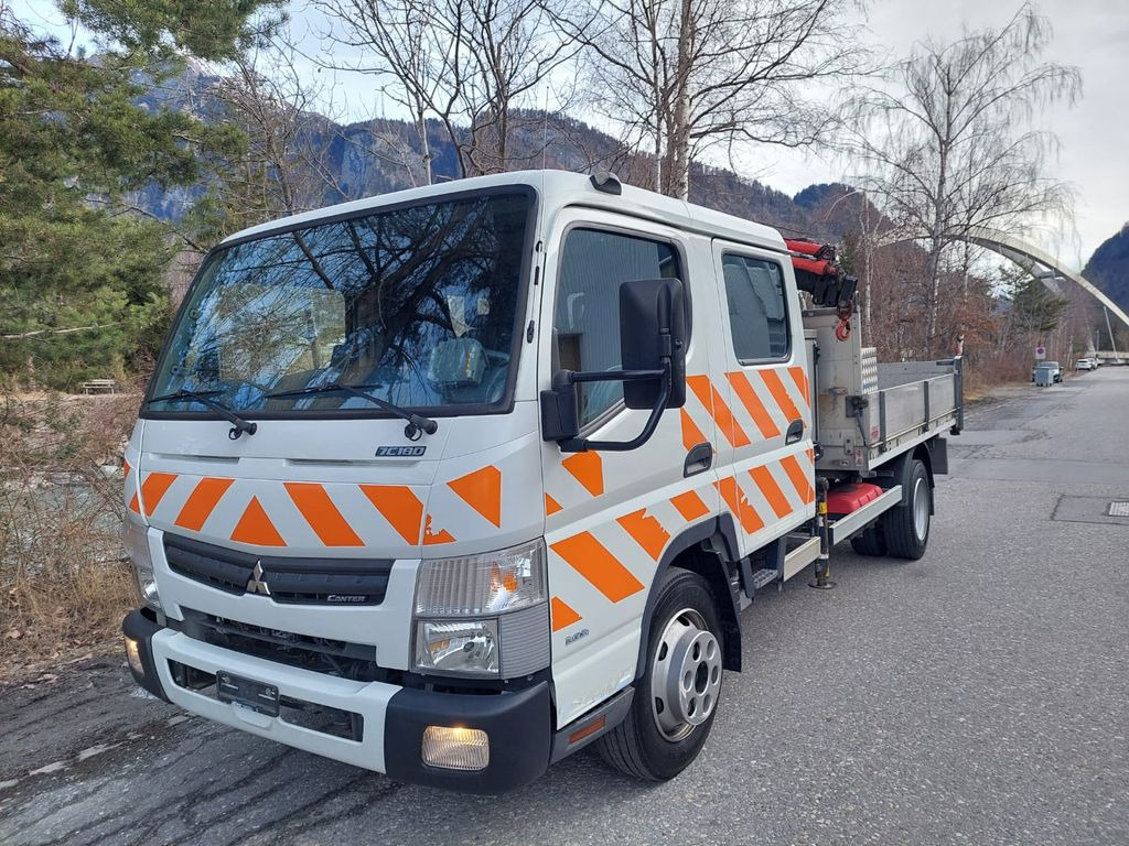 Mitsubishi Fuso 7C18, E6, Kipper+Kran Maxilift 270 - Camion grue, Camion benne: photos 1 Mitsubishi Fuso 7C18, E6, Kipper+Kran Maxilift 270 - Camion grue, Camion benne: photos 1