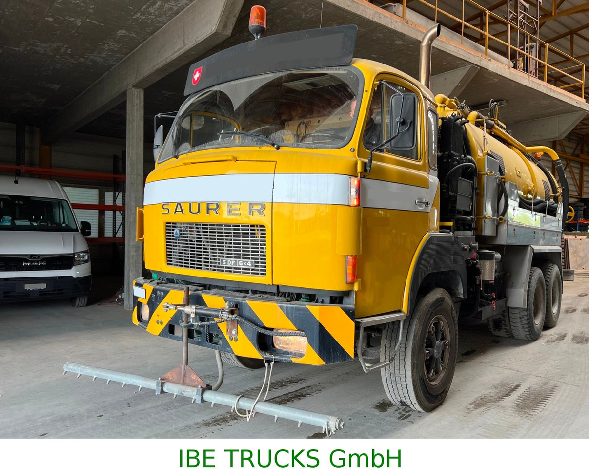 Saurer 5 DF 6x4, Kaiser - Camion hydrocureur: photos 2 Saurer 5 DF 6x4, Kaiser - Camion hydrocureur: photos 2