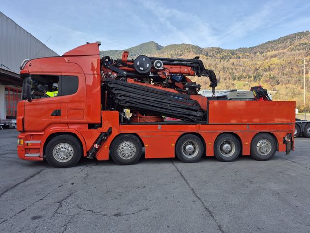 Scania R500 V8 LB10x4, E5, Effer 1750 8S, FLYJIB, 44m - Camion grue: photos 2 Scania R500 V8 LB10x4, E5, Effer 1750 8S, FLYJIB, 44m - Camion grue: photos 2