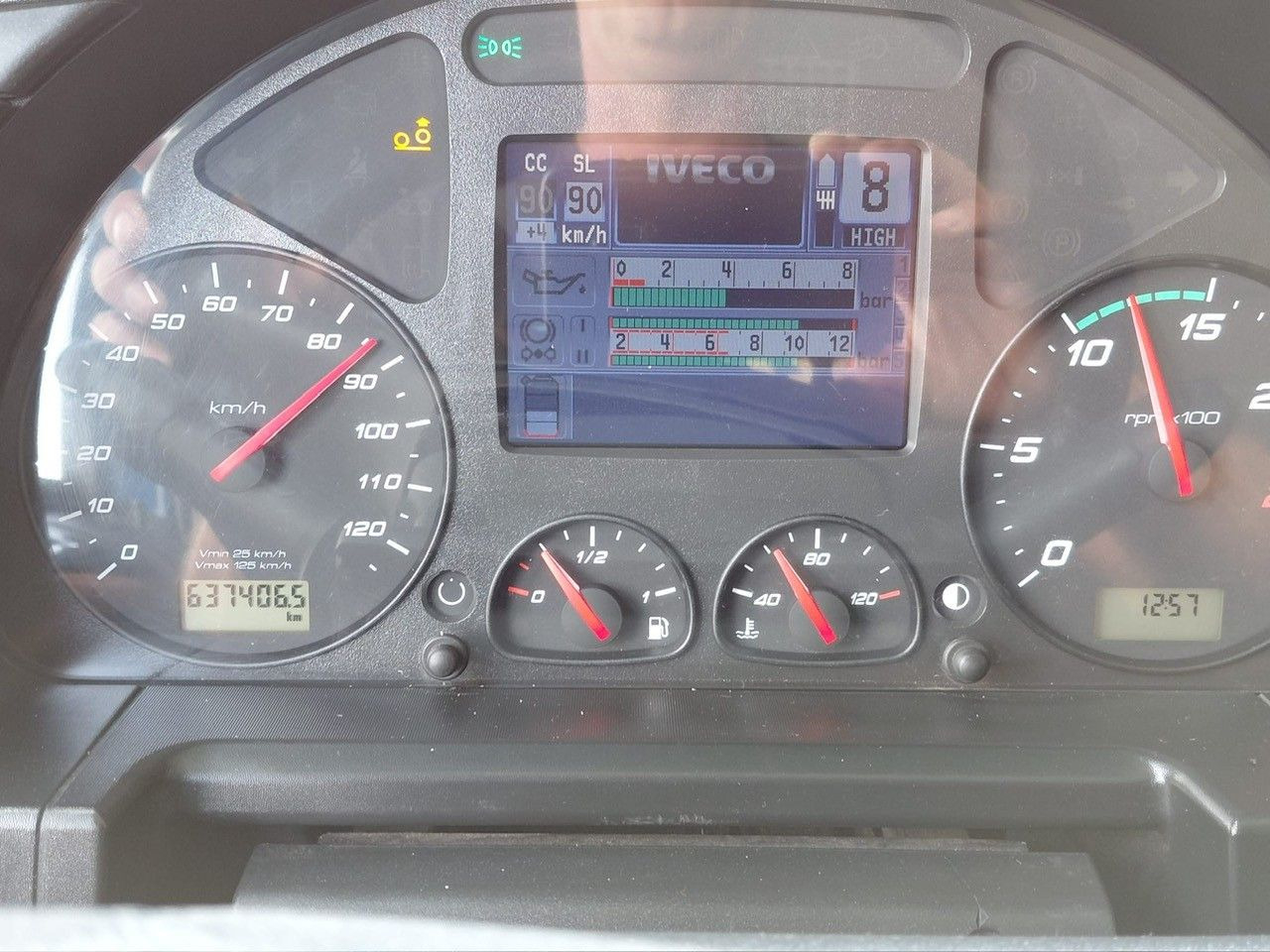 Tracteur routier Iveco 440S48TX Stralis 6x2, E6, Kipphydraulik: photos 11