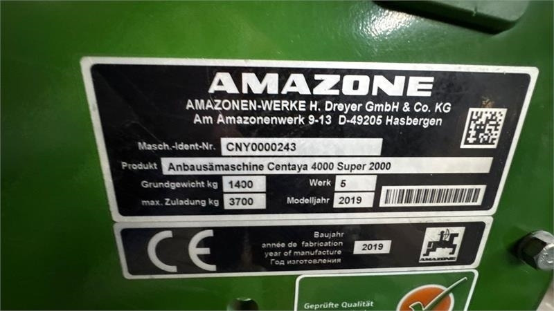 Amazone KG4001Super/Cataya4000Super KG 4001 Super  - Combiné de semis: photos 2 Amazone KG4001Super/Cataya4000Super KG 4001 Super  - Combiné de semis: photos 2
