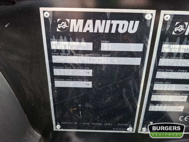 Manitou MT1840 en crédit-bail Manitou MT1840: photos 5