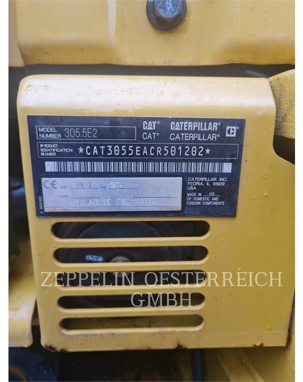 CAT 305.5E2CR - Pelle sur chenille: photos 5 CAT 305.5E2CR - Pelle sur chenille: photos 5
