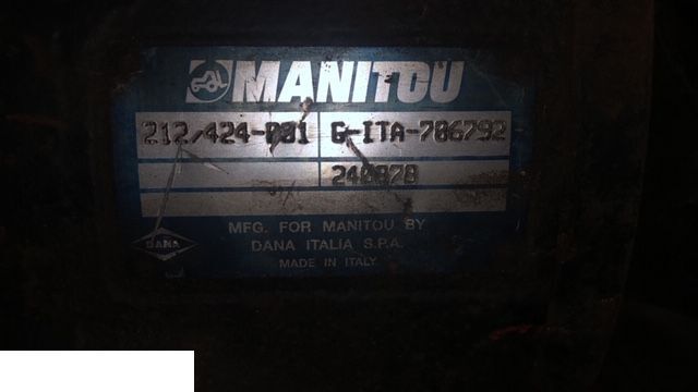 Essieu et pièces pour Machine agricole Manitou - Spicer Dana - Most Napędowy: photos 8