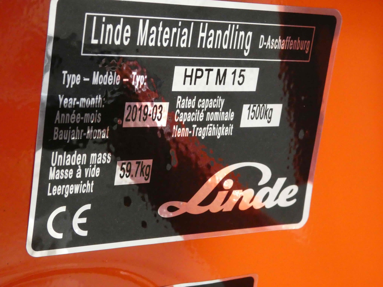 Linde 8x HPTM15/565mm - Transpalette: photos 2 Linde 8x HPTM15/565mm - Transpalette: photos 2