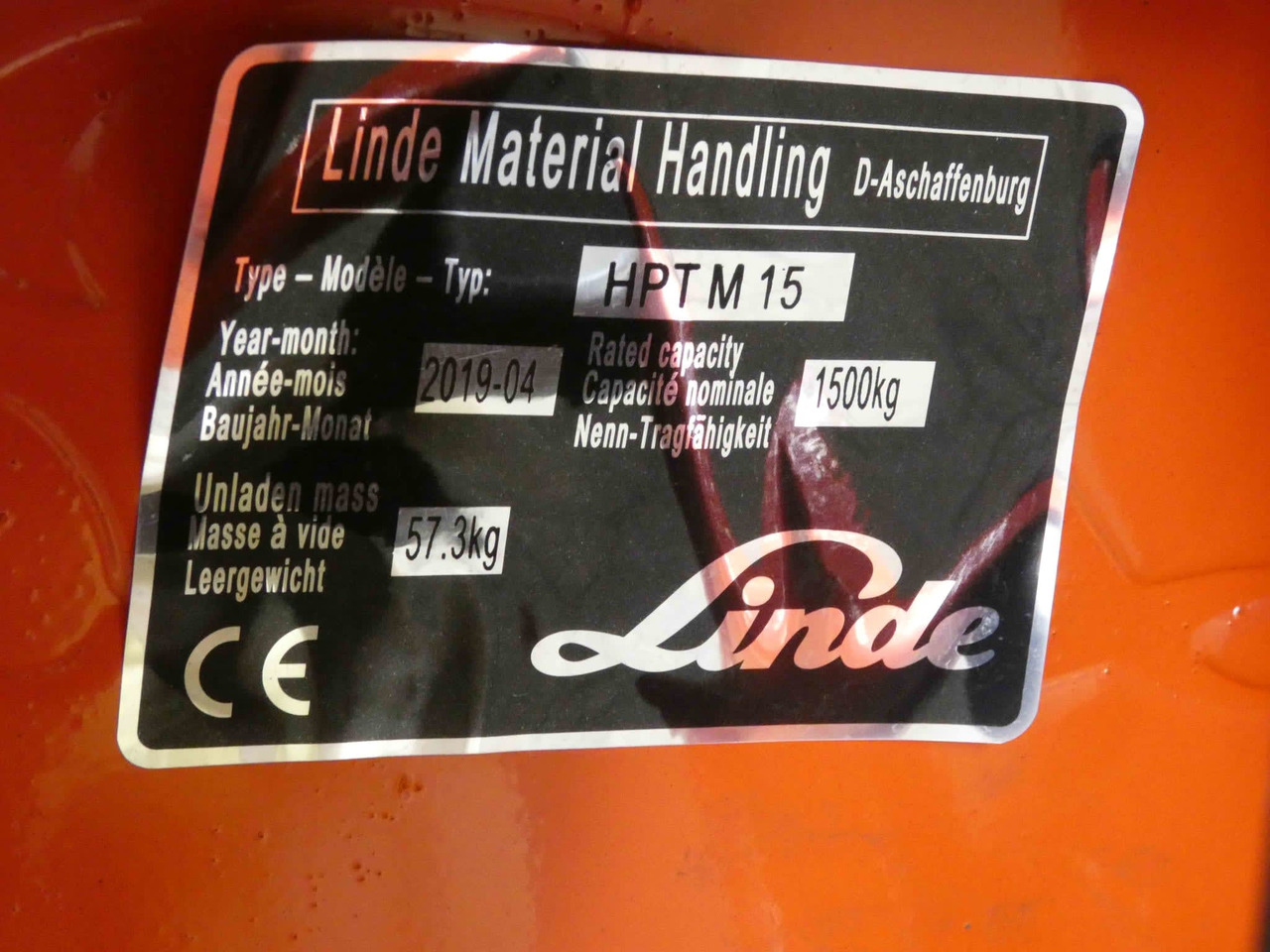 Linde 8x HPTM15High/350mm - Transpalette: photos 2 Linde 8x HPTM15High/350mm - Transpalette: photos 2