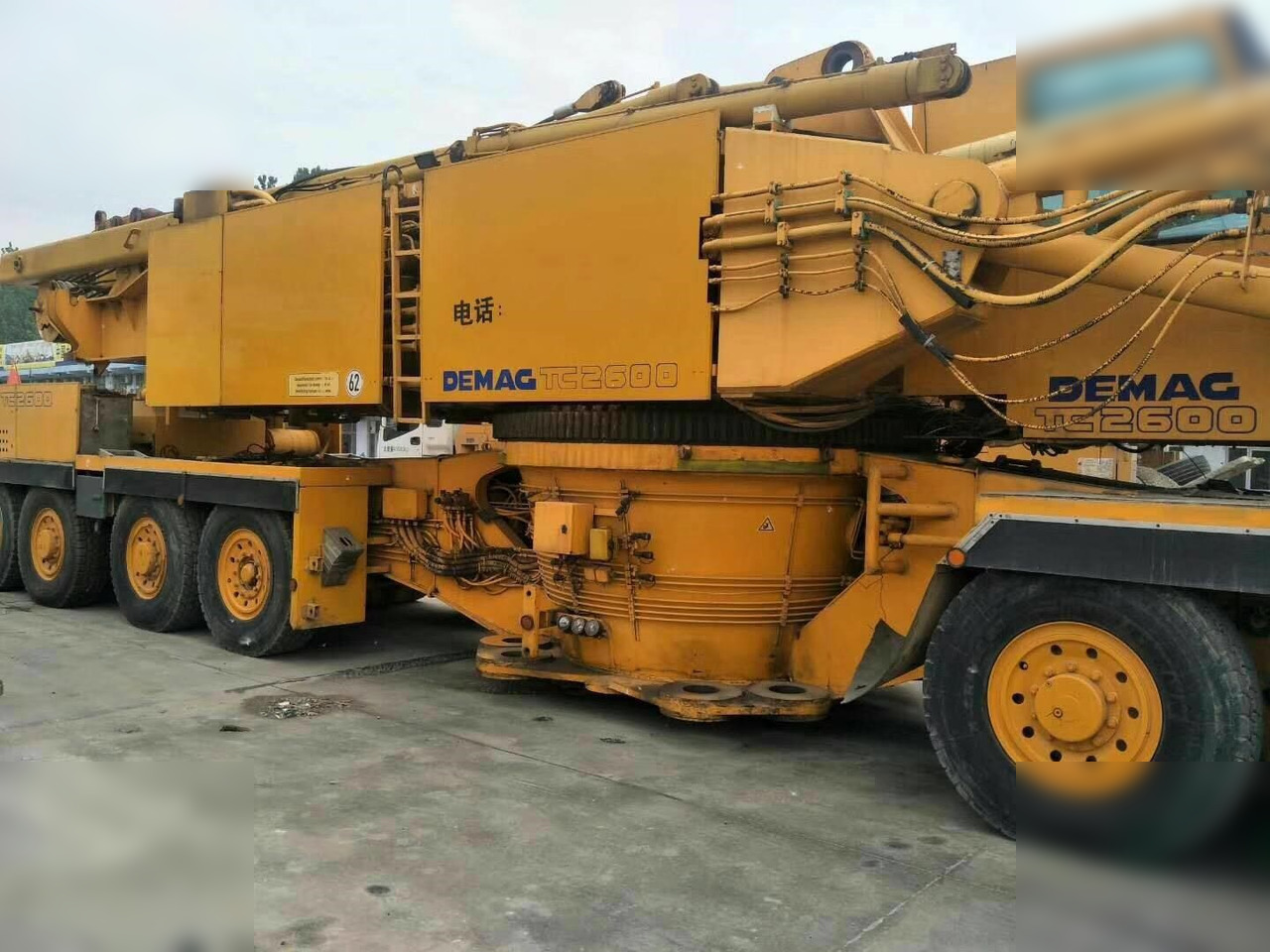 1991 DEMAG TC 2600 - Grue à montage rapide: photos 2 1991 DEMAG TC 2600 - Grue à montage rapide: photos 2