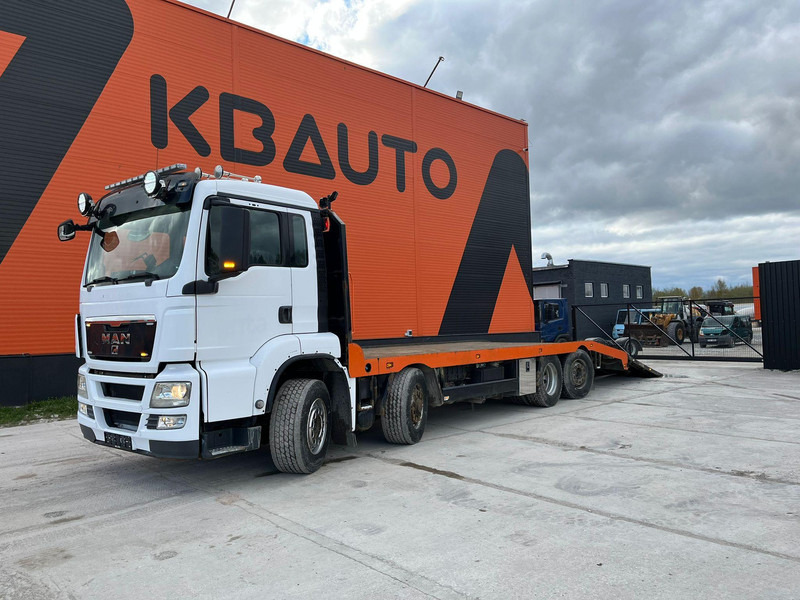 MAN TGS 35.480 8x4H-6 PLATFORM L=9455 mm / WINCH - Camion porte-voitures: photos 2 MAN TGS 35.480 8x4H-6 PLATFORM L=9455 mm / WINCH - Camion porte-voitures: photos 2