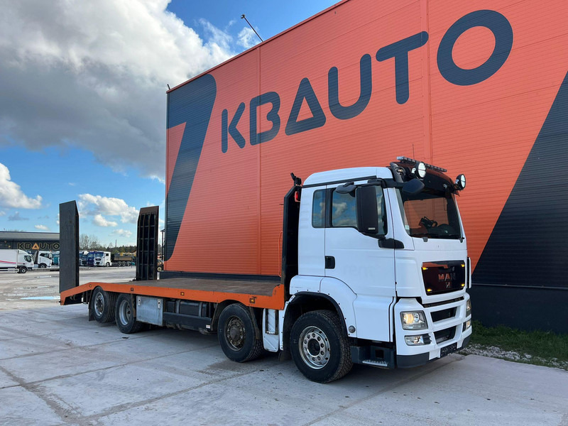 MAN TGS 35.480 8x4H-6 PLATFORM L=9455 mm / WINCH - Camion porte-voitures: photos 4 MAN TGS 35.480 8x4H-6 PLATFORM L=9455 mm / WINCH - Camion porte-voitures: photos 4