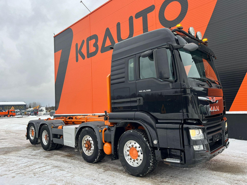MAN TGS 35.500 8x4H*6 PALFINGER T 20 ton / L=5700 mm / HYDRODRIVE - Camion ampliroll: photos 4 MAN TGS 35.500 8x4H*6 PALFINGER T 20 ton / L=5700 mm / HYDRODRIVE - Camion ampliroll: photos 4