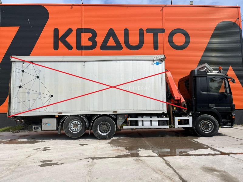 Mercedes-Benz Actros 2536 6x2*4 PK18002 / BOX L=6965 mm - Châssis cabine, Camion grue: photos 4 Mercedes-Benz Actros 2536 6x2*4 PK18002 / BOX L=6965 mm - Châssis cabine, Camion grue: photos 4