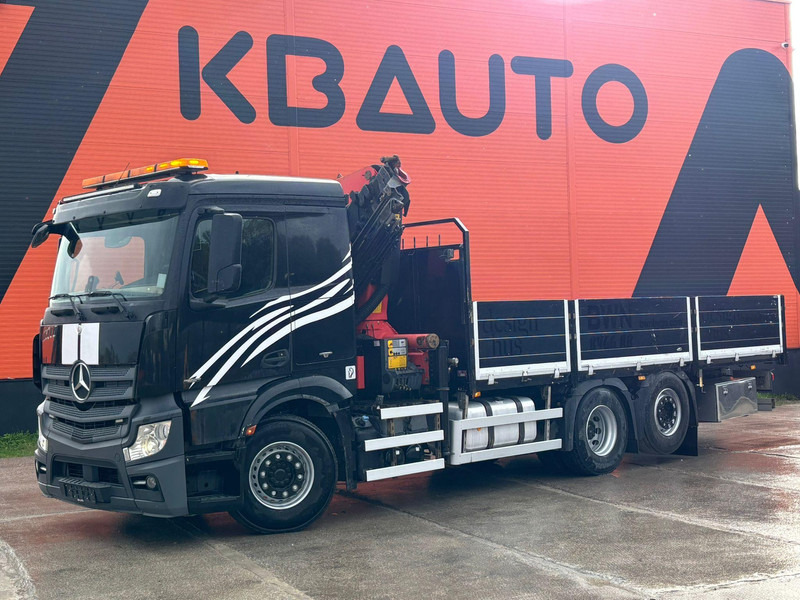 Mercedes-Benz Actros 2542 6x2 PALFINGER PK 26002 EH / PLATFORM L=6552 mm - Camion plateau, Camion grue: photos 2 Mercedes-Benz Actros 2542 6x2 PALFINGER PK 26002 EH / PLATFORM L=6552 mm - Camion plateau, Camion grue: photos 2