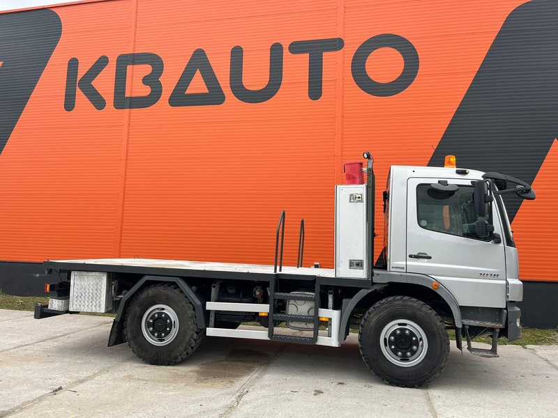 Mercedes-Benz Atego 1018 4x4 ONLY 32281 km ! / FULL STEEL / DRUM BRAKES - Camion plateau: photos 5 Mercedes-Benz Atego 1018 4x4 ONLY 32281 km ! / FULL STEEL / DRUM BRAKES - Camion plateau: photos 5