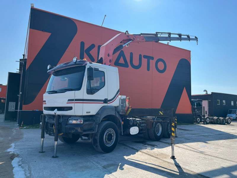 Renault 420 DCI 6x4 FULL STEEL / PK32080 - Camion plateau, Camion grue: photos 1 Renault 420 DCI 6x4 FULL STEEL / PK32080 - Camion plateau, Camion grue: photos 1
