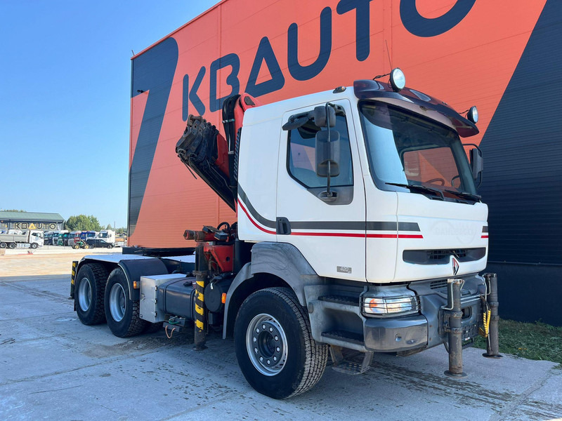 Renault 420 DCI 6x4 PK 32080 / FULL STEEL - Camion plateau, Camion grue: photos 4 Renault 420 DCI 6x4 PK 32080 / FULL STEEL - Camion plateau, Camion grue: photos 4