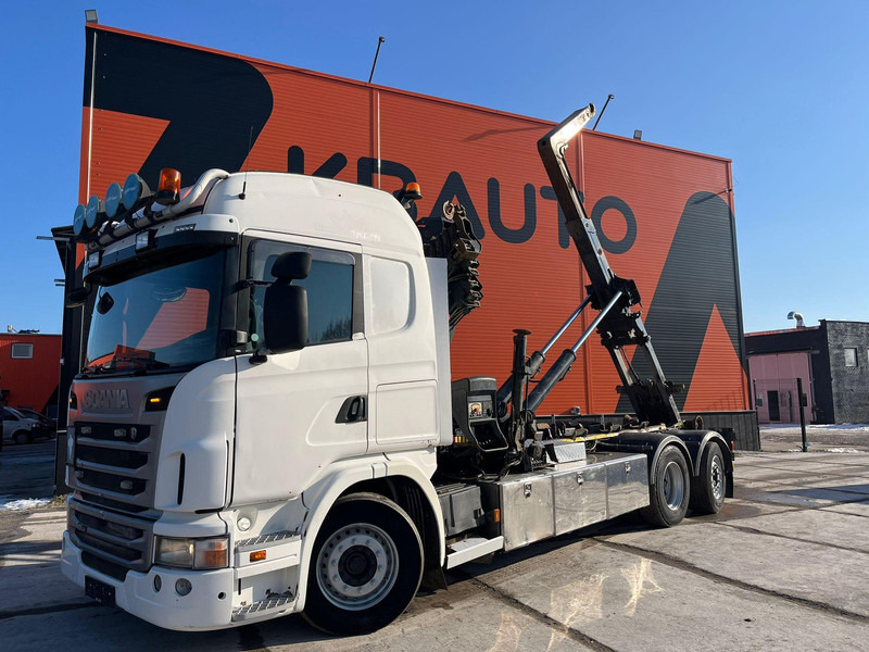 Scania G 420 6x2*4 Hiab 211 EP-5 HIPRO / Hiab XR 20T SL51 - Camion ampliroll, Camion grue: photos 2 Scania G 420 6x2*4 Hiab 211 EP-5 HIPRO / Hiab XR 20T SL51 - Camion ampliroll, Camion grue: photos 2