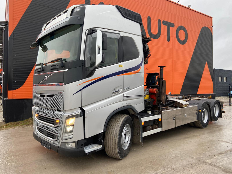 Volvo FH 16 650 6x2 PK 18502 / PALFINGER T 20 ton / RETARDER - Camion ampliroll, Camion grue: photos 2 Volvo FH 16 650 6x2 PK 18502 / PALFINGER T 20 ton / RETARDER - Camion ampliroll, Camion grue: photos 2