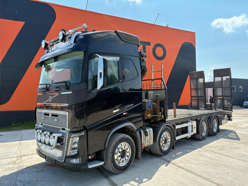 Volvo FH 16 750 8x4 HMF2620K-5 / WINCH / PLATFORM L=7100 mm - Camion porte-voitures: photos 2 Volvo FH 16 750 8x4 HMF2620K-5 / WINCH / PLATFORM L=7100 mm - Camion porte-voitures: photos 2