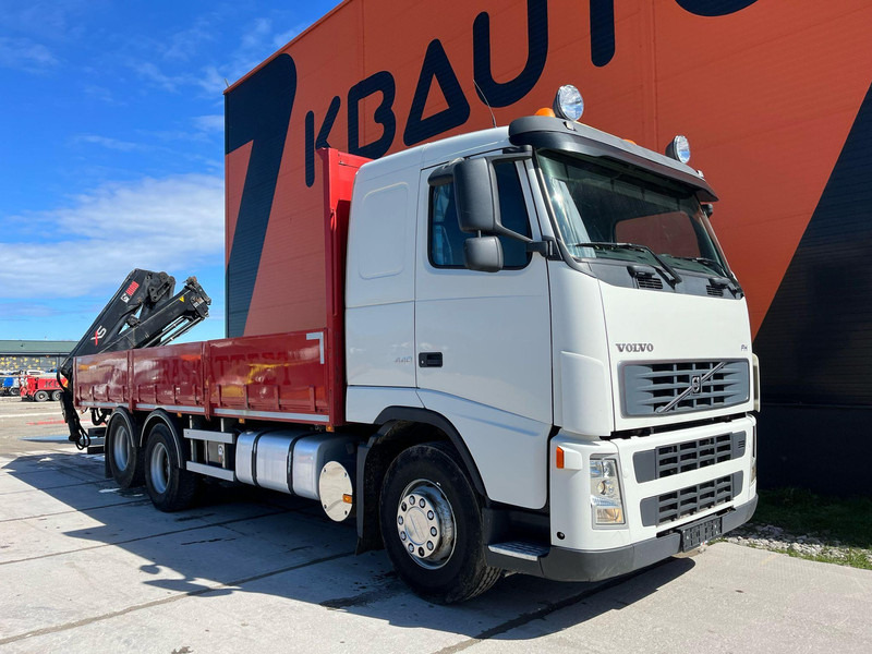 Volvo FH 440 6x2 HIAB 144E-3 / PLATFORM L=7061 mm - Camion plateau, Camion grue: photos 4 Volvo FH 440 6x2 HIAB 144E-3 / PLATFORM L=7061 mm - Camion plateau, Camion grue: photos 4