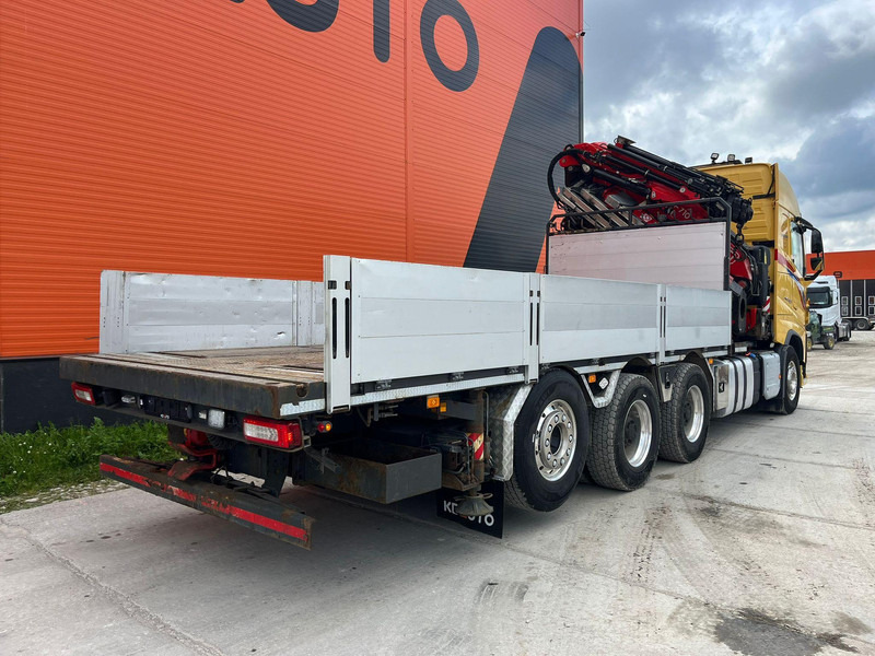 Camion plateau, Camion grue Volvo FH 540 8x4*4 FASSI F710RA2.26 + JIB / PLATFORM L=6314 mm: photos 5