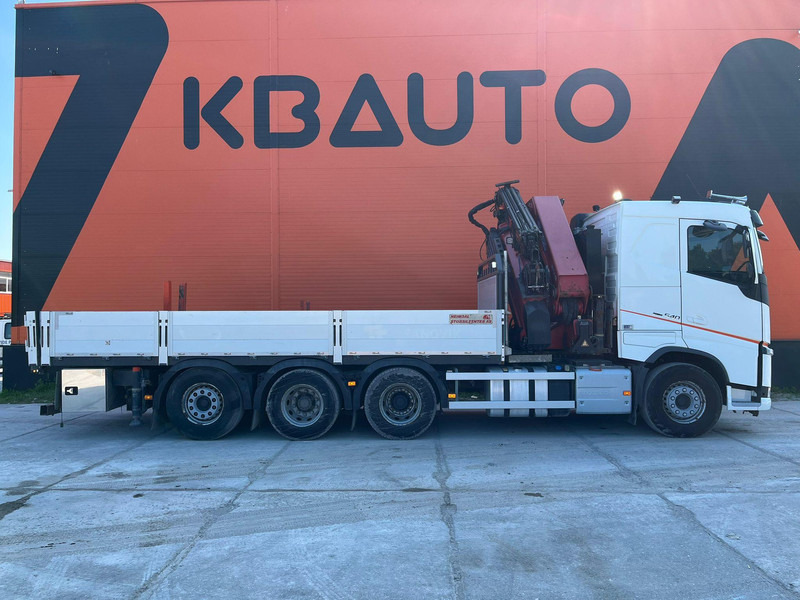 Volvo FH 540 8x4*4 HMF5020K-6 + JIB + WINCH / PLATFORM L=6508 mm - Camion plateau, Camion grue: photos 5 Volvo FH 540 8x4*4 HMF5020K-6 + JIB + WINCH / PLATFORM L=6508 mm - Camion plateau, Camion grue: photos 5