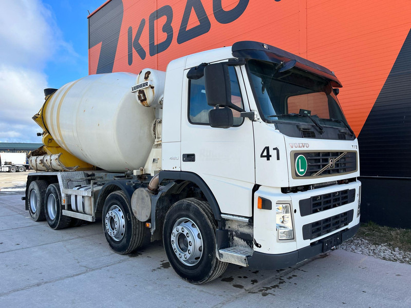 Volvo FM 12 420 8x4 INTERMIX IMF 10 m3 / FULL STEEL / ANALOG TACHOGAPH - Camion malaxeur: photos 3 Volvo FM 12 420 8x4 INTERMIX IMF 10 m3 / FULL STEEL / ANALOG TACHOGAPH - Camion malaxeur: photos 3