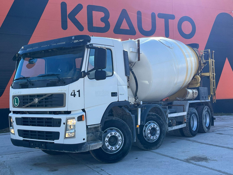 Volvo FM 12 420 8x4 INTERMIX IMF 10 m3 / FULL STEEL / ANALOG TACHOGAPH - Camion malaxeur: photos 1 Volvo FM 12 420 8x4 INTERMIX IMF 10 m3 / FULL STEEL / ANALOG TACHOGAPH - Camion malaxeur: photos 1