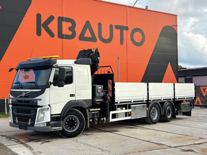 Volvo FM 330 6x2*4 HIAB X-HIPRO 192 E-5 / boom 15 m / 880 kg / PLATFORM L=7525 mm - Camion plateau, Camion grue: photos 2 Volvo FM 330 6x2*4 HIAB X-HIPRO 192 E-5 / boom 15 m / 880 kg / PLATFORM L=7525 mm - Camion plateau, Camion grue: photos 2