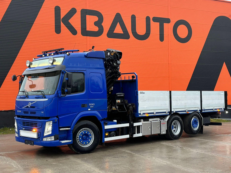 Volvo FM 500 6x2*4 HIAB 244E-6 / PLATFORM L=6310 mm - Camion plateau, Camion grue: photos 2 Volvo FM 500 6x2*4 HIAB 244E-6 / PLATFORM L=6310 mm - Camion plateau, Camion grue: photos 2