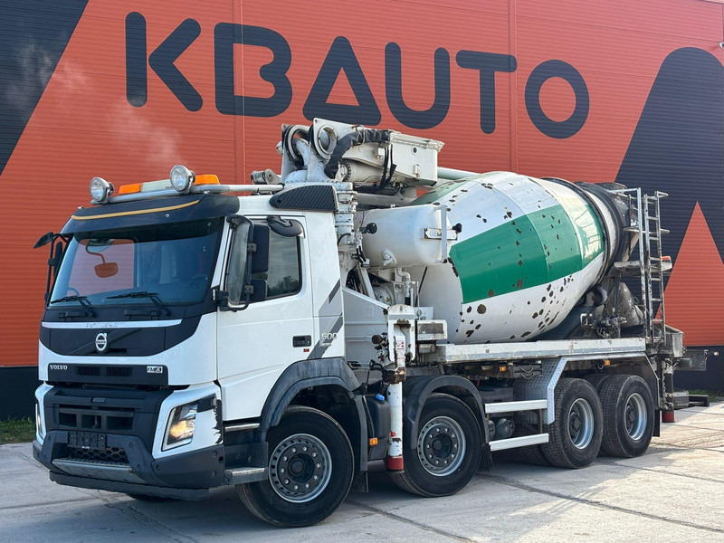 Volvo FMX 500 8x4 PUMI 24-3 - 24 m - 2303 hours / 7 m3 / FULL STEEL - Camion pompe: photos 2 Volvo FMX 500 8x4 PUMI 24-3 - 24 m - 2303 hours / 7 m3 / FULL STEEL - Camion pompe: photos 2
