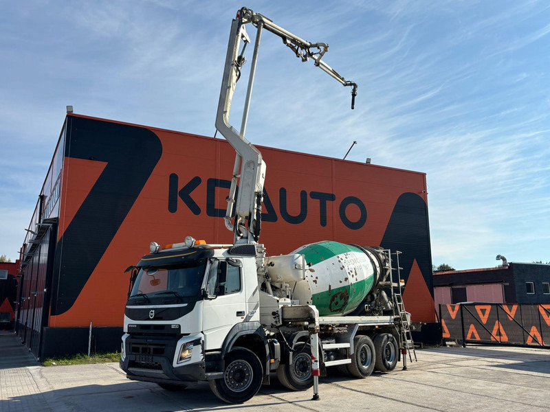 Volvo FMX 500 8x4 PUMI 24-3 - 24 m - 2303 hours / 7 m3 / FULL STEEL - Camion pompe: photos 1 Volvo FMX 500 8x4 PUMI 24-3 - 24 m - 2303 hours / 7 m3 / FULL STEEL - Camion pompe: photos 1