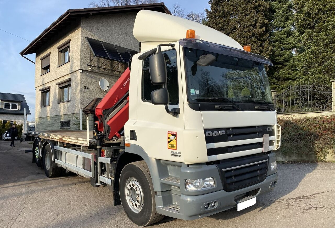 Camion plateau, Camion grue DAF CF 85 410: photos 6
