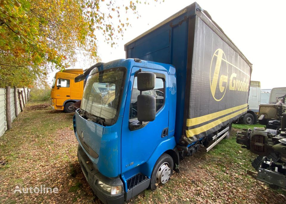 Renault 10.180 DXI MIDLUM MANUAL E5 BURTOFIRANA WINDA - Camion à rideaux coulissants: photos 1 Renault 10.180 DXI MIDLUM MANUAL E5 BURTOFIRANA WINDA - Camion à rideaux coulissants: photos 1