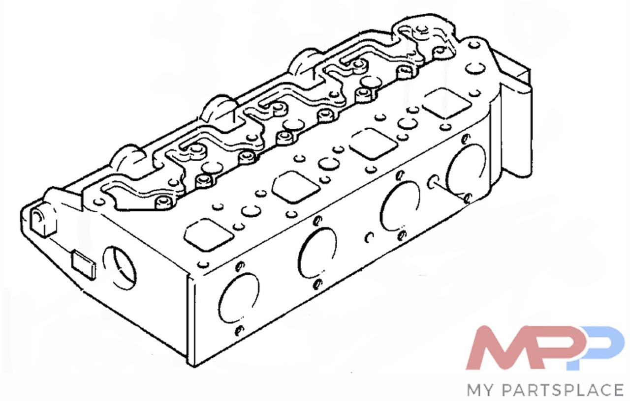 Perkins Cilinderkop - 103-09/103-10 KC KD Perkins (nieuw) - Culasse: photos 1 Perkins Cilinderkop - 103-09/103-10 KC KD Perkins (nieuw) - Culasse: photos 1
